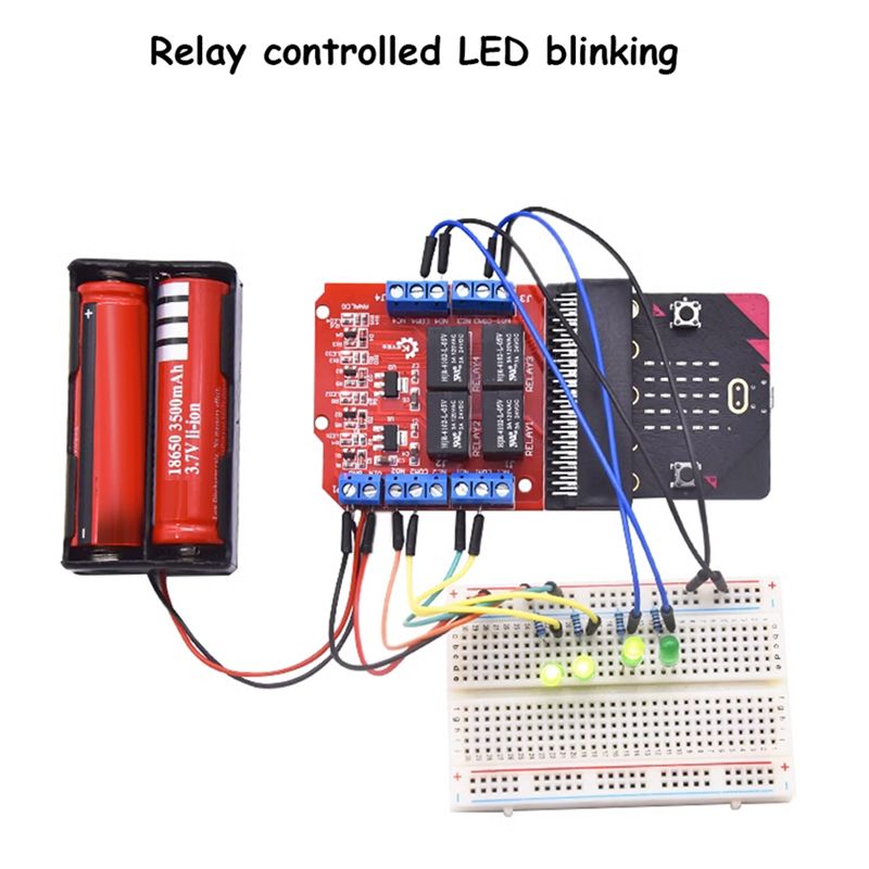 A40I Microbit 4 Channel Relay  - Kids Education Channel recension och pris